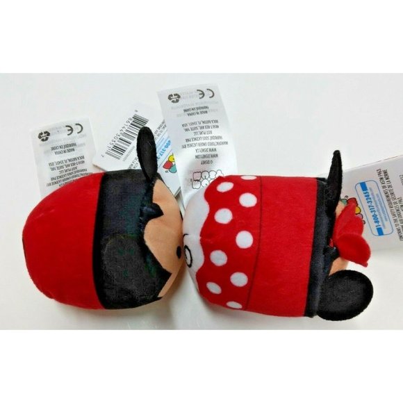 New Disney‎ Mini Tsum Tsum Plush Lot of 2 | Mickey, Minnie | w/Tags - Picture 6 of 12
